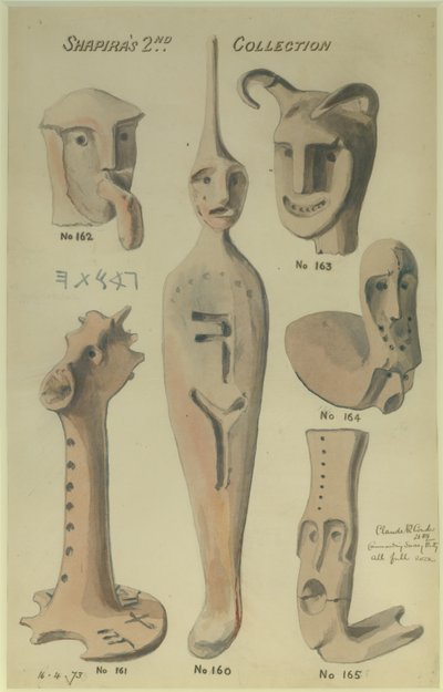 Seconda collezione di Shapira, 1873 da Claude Conder